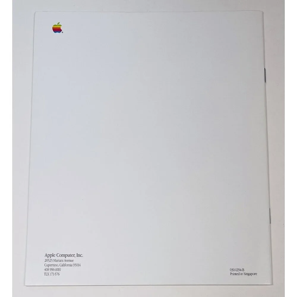 VTG 1986 Apple II Setting Up Your Apple IIGS Computer OWNER'S MANUAL & Paperwork